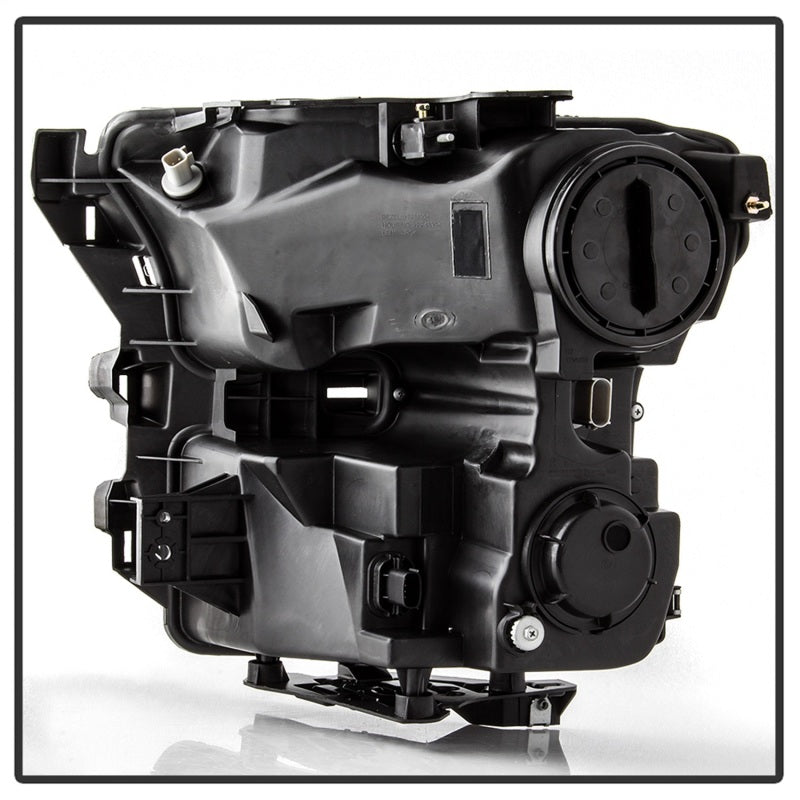 SPYDER xTune 15-17 Ford F-150 DRL LED Light Bar Projector Headlights - Black Smoke (PRO-JH-FF15015-LB-BSM) 9042942