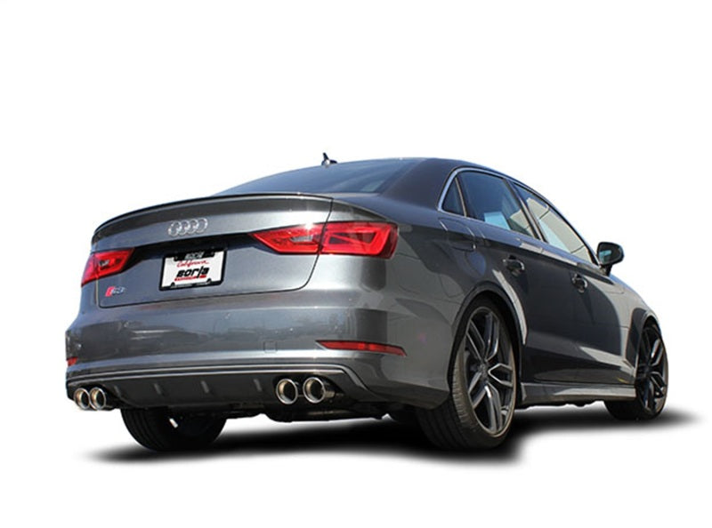 Borla 13-15 Audi S3 S-Type Dual Round Rolled Catback Exhaust 140631