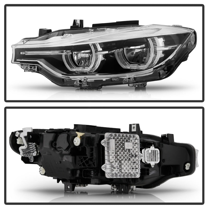 SPYDER BMW F30 3 Series 4Dr LED Projector Headlights Chrome PRO-JH-BF3012H-4D-LED-C 9948534