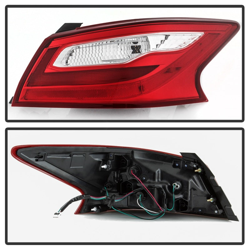 SPYDER xTune 16-18 Nissan Altima 4DR Passenger Side Tail Light - OEM Outter Right (ALT-JH-NA16-4D-OE-OR) 9943010