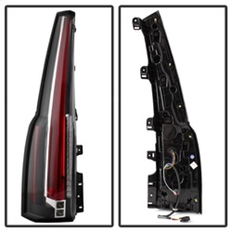 SPYDER xTune GMC Yukon 15-17 LED Tail Lights (Escalade Style) - Black ALT-JH-GY15-2IN1LED-BK 9039775