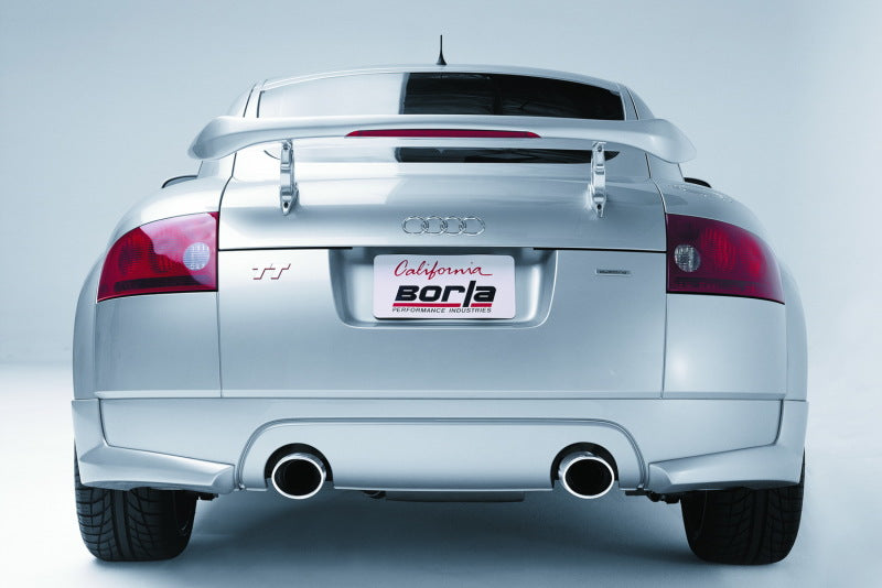 Borla 01-06 Audi TT Quattro 1.8T 225HP MT AWD 2dr Single Split Rear Exit SS Catback Exhaust 14957