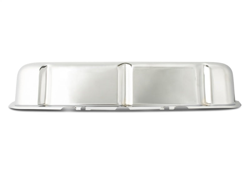 Ford Chrome Steel Valve Cover Set w/Ford Racing Logo FRD302-071