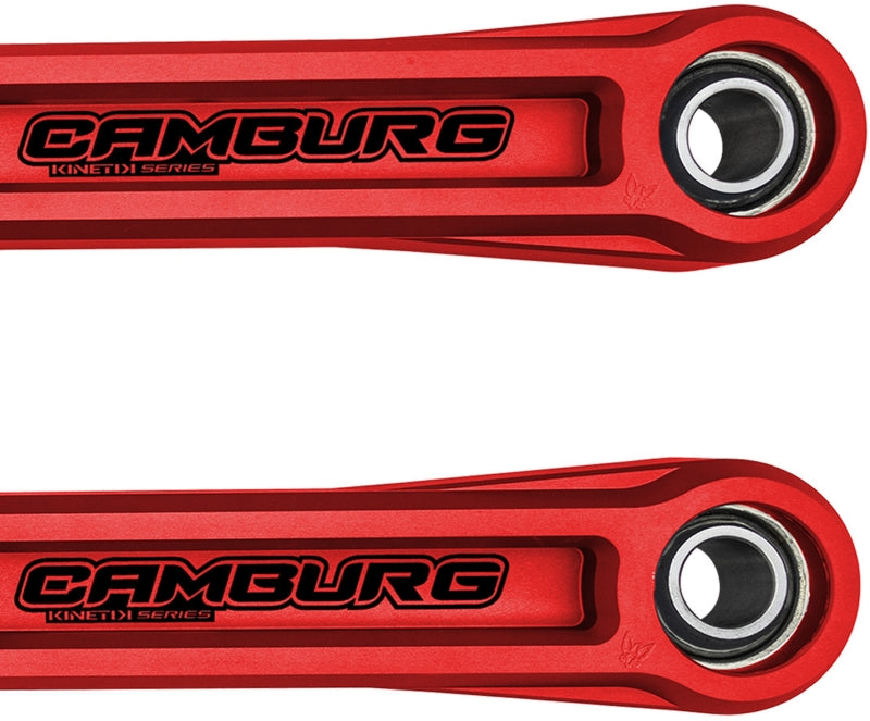 Camburg Ford Bronco 21-23 KINETIK Series Rear Billet Lower Trailing Arm Kit (Red) CAM-120032-RED