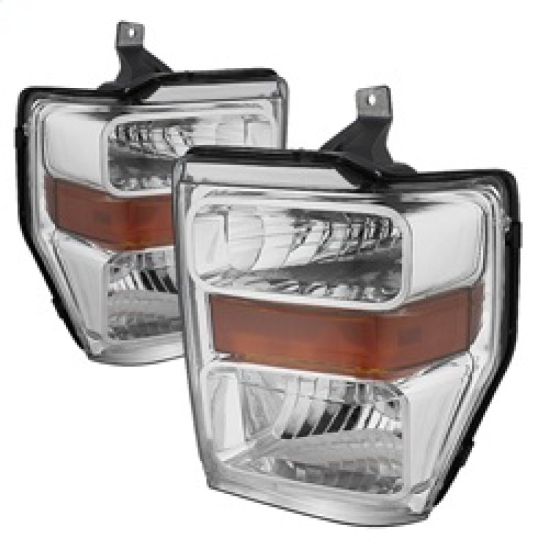 SPYDER Xtune Ford F250/350/450 Super Duty 08-10 OEM Headlights Chrome HD-JH-FS08-AM-C 9022401