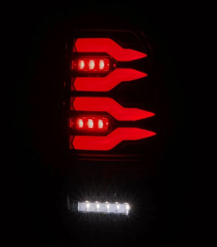 AlphaRex 97-03 Ford F150 / 99-16 Ford F250/F350/F450/F550 LUXX-Series LED Tail Lights - Alpha-Black 658001 *Discontinued