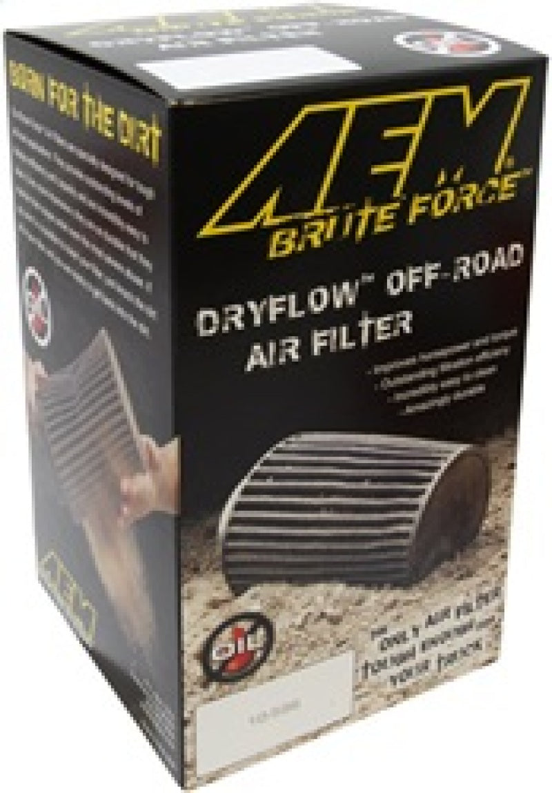 AEM Induction AEM Dryflow 4in. X 9in. Round Tapered Air Filter 21-2059BF