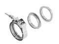Borla Universal 2.25in Stainless Steel 3pc V-Band Clamp w/ Male and Female Flanges 18007
