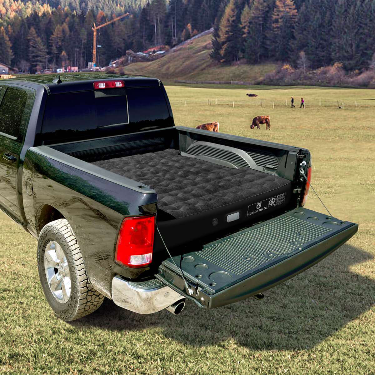 Umbrauto 5.5-6.5ft Built-in Pump Truck Bed Air Mattress 3.0