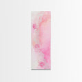 Pink Lace Canvas Print Light Pink Abstract Art Feminine Minimalist Bedroom Decor Vertical Wall Art Wabi Sabi Art Rustic Home Gift Idea