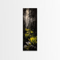 Forest, Ferns, Nature, Canvas Print, Dark Green Wall Art, Botanical Decor, Woodland Artwork, Tranquil Nature Scene, Earthy Home Accent