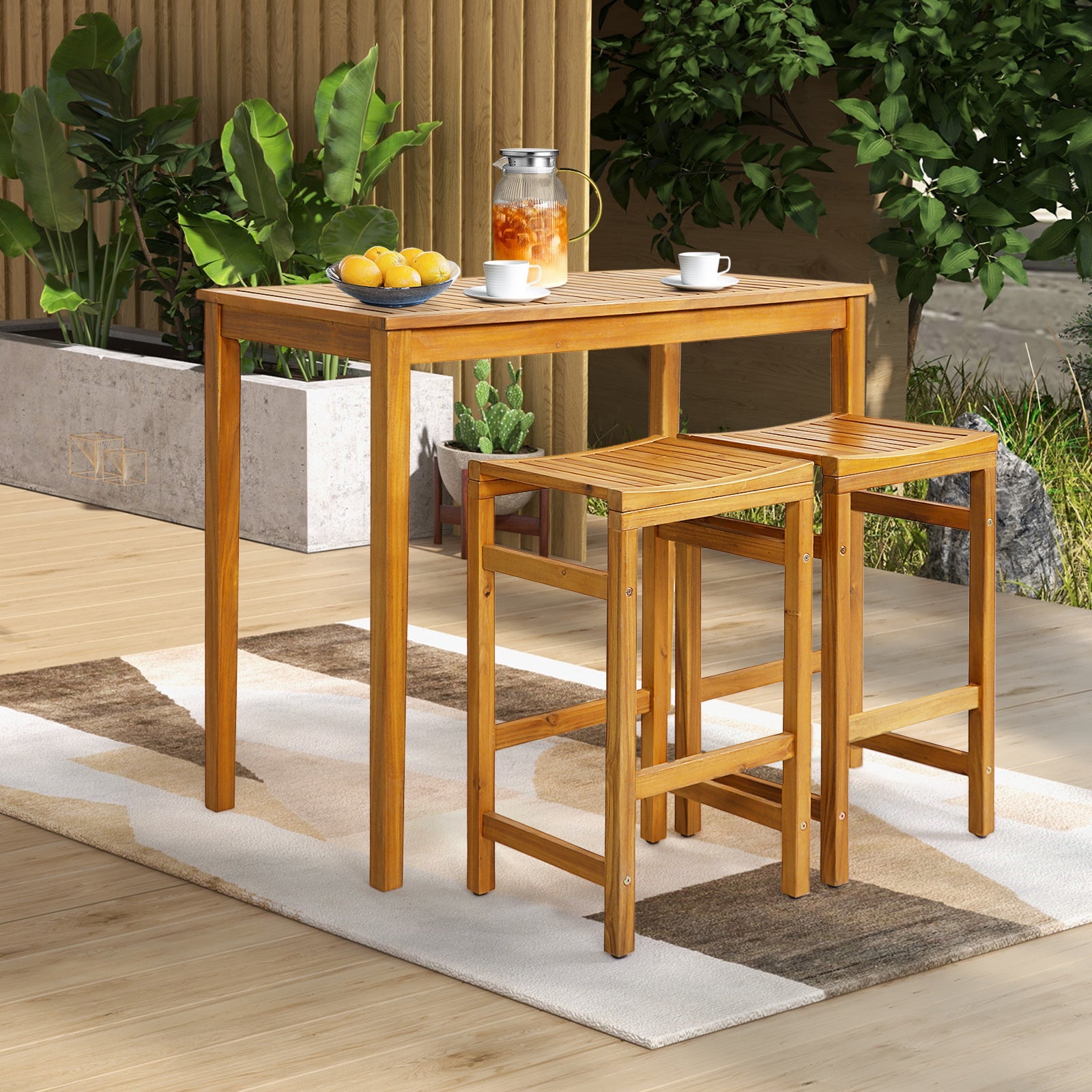30-Inch Height Bar Chair with Saddle Shaped Seat and Sturdy Footrest