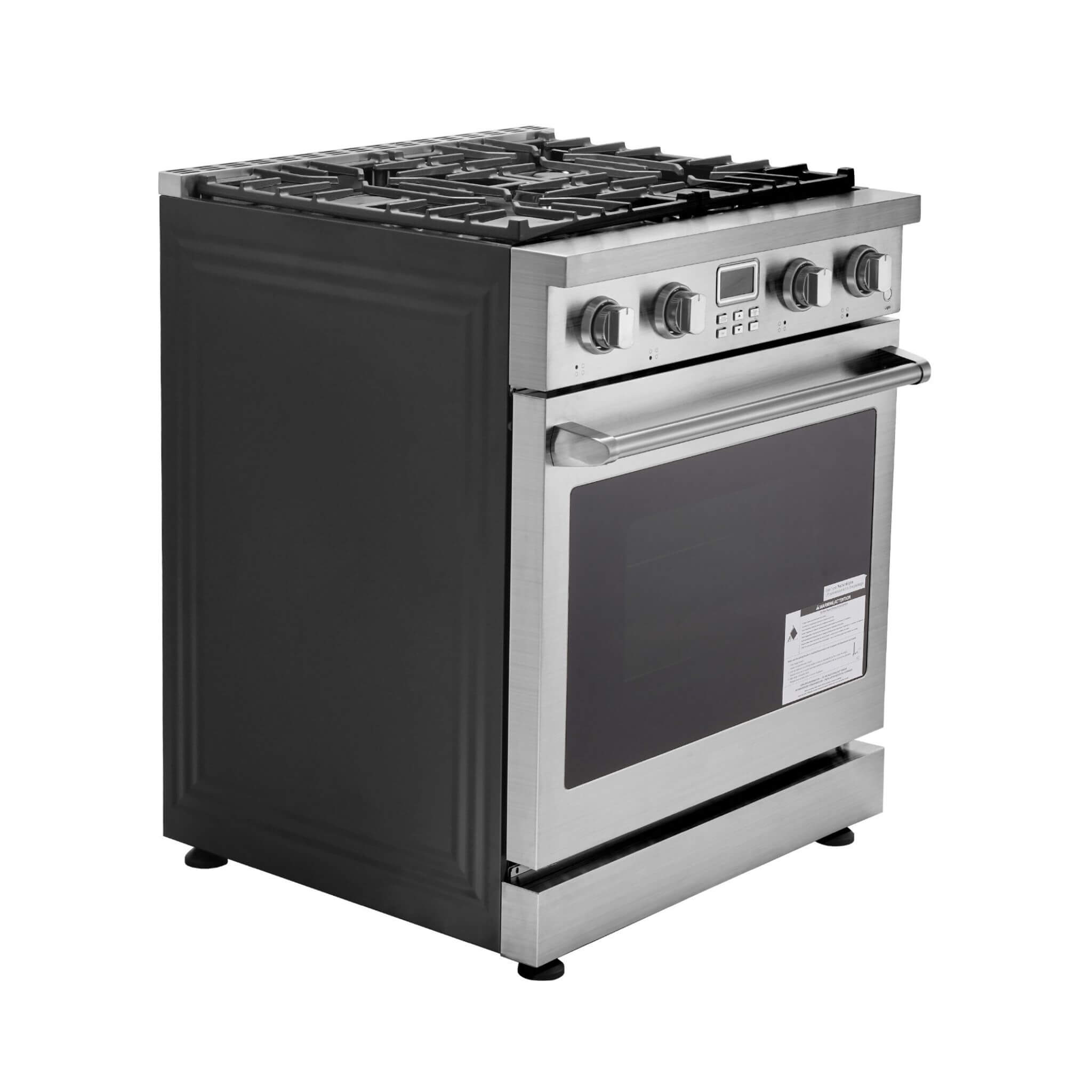 30-Inch Stainless Steel Convection Gas Range Oven With 4-Sealed Burners (SAK25187)