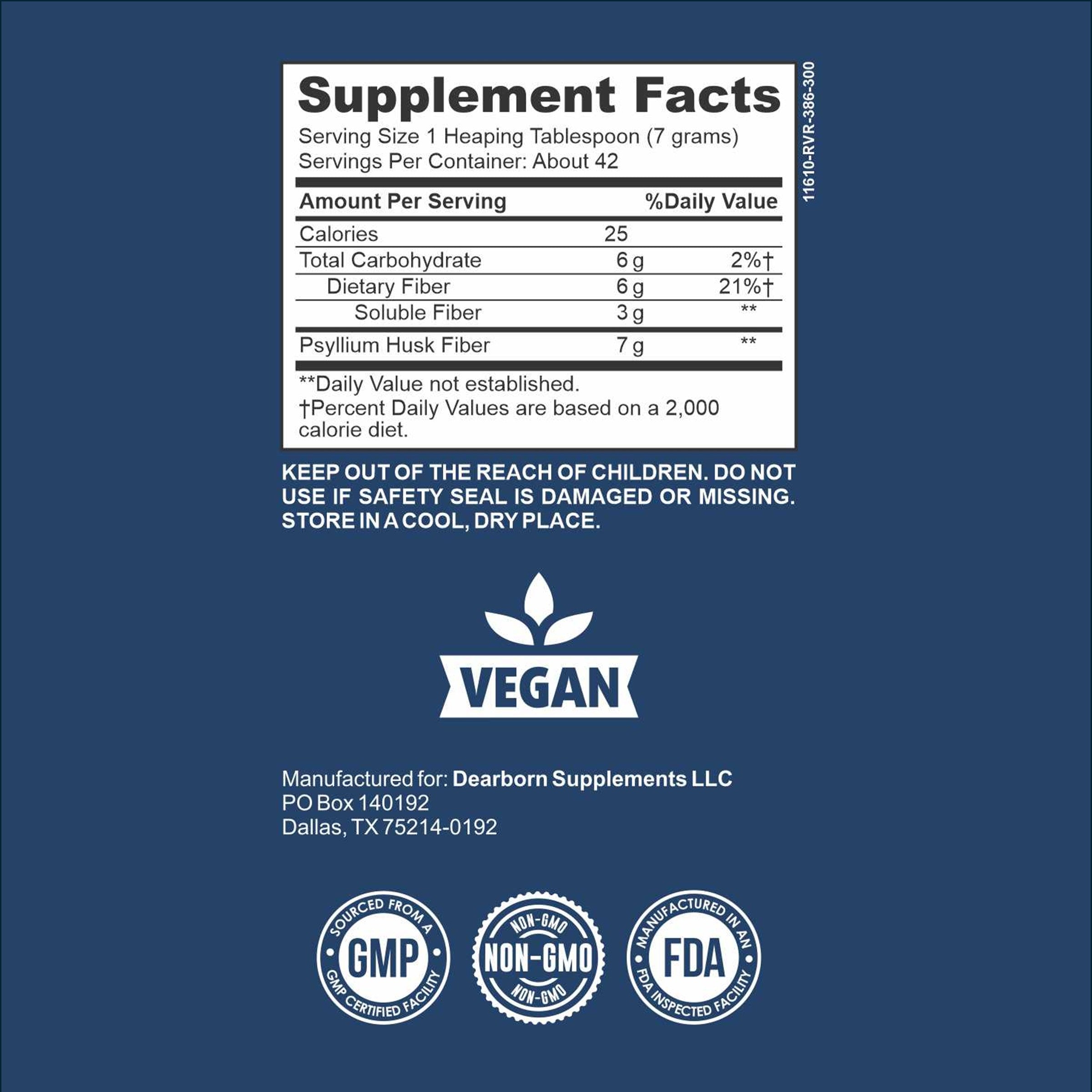 TRTL Psyllium Husk - Powder Formula - 300g