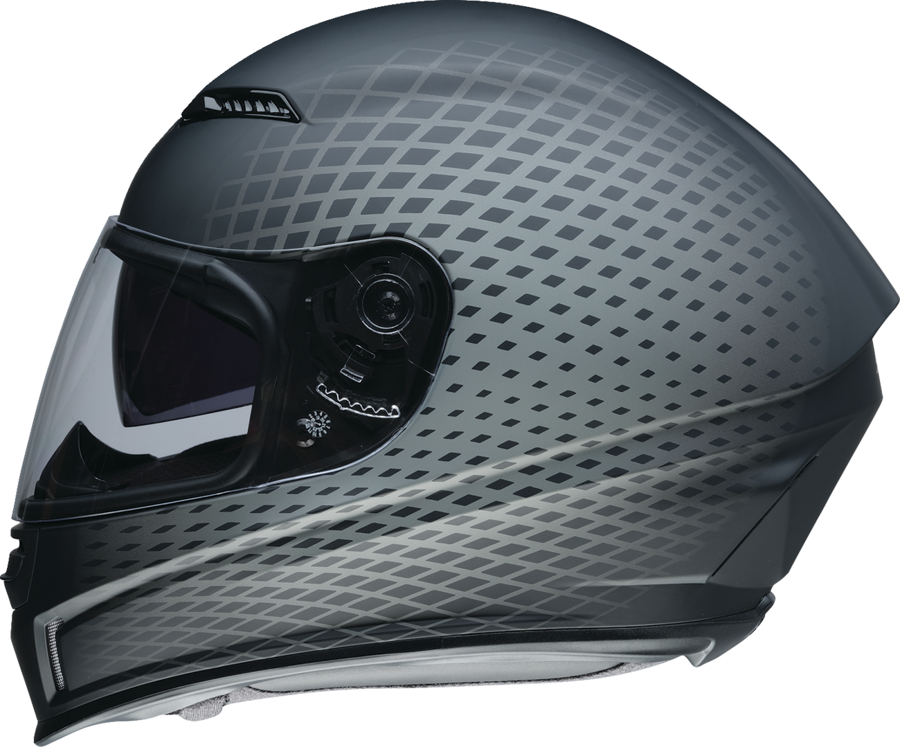 Z1R, Z1R Jackal Waveform Gray Helmet (Small) - Aerodynamic Design, Anti-Fog Shield, and Advanced Ventilation