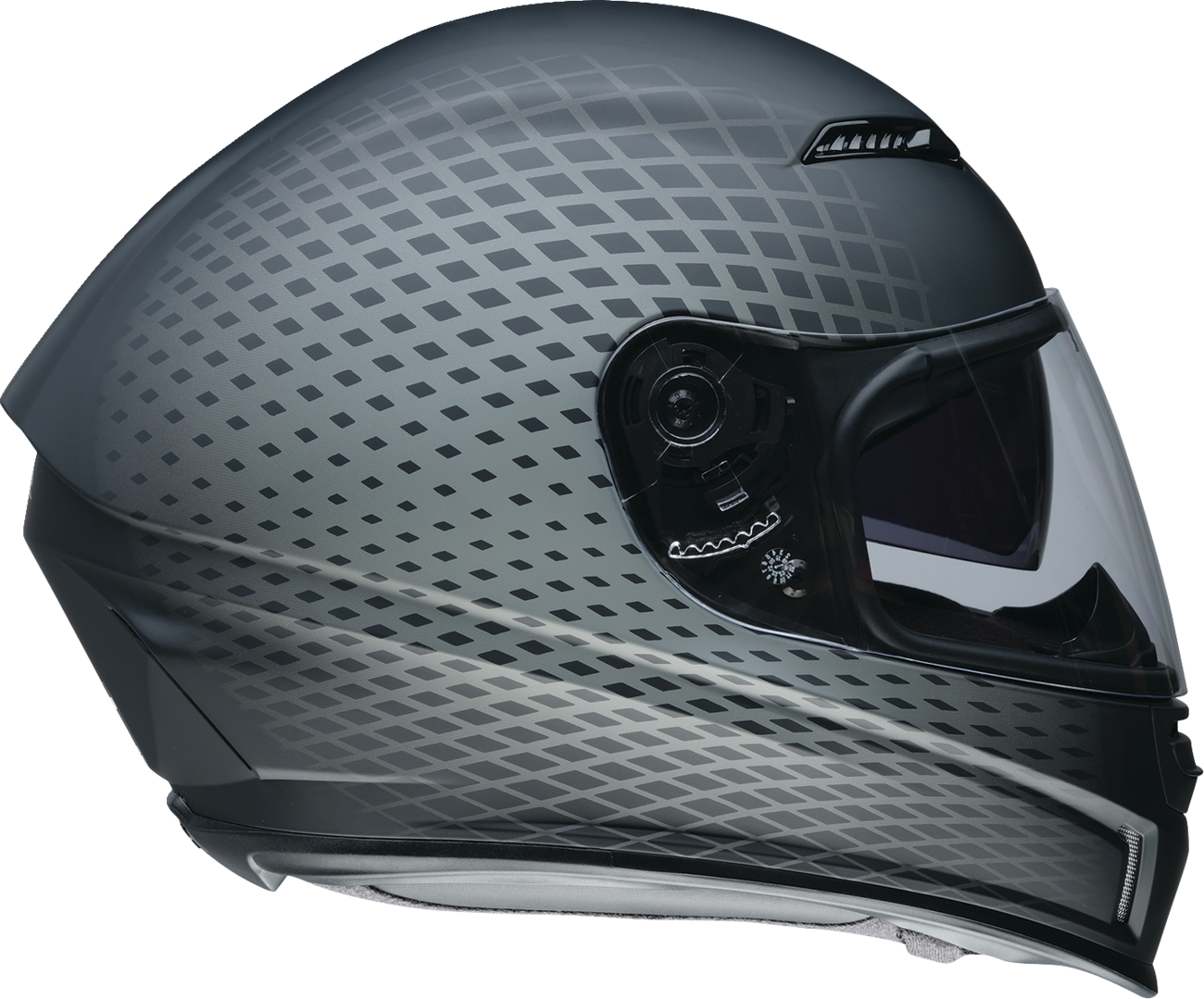 Z1R, Z1R Jackal Waveform Gray Helmet (Small) - Aerodynamic Design, Anti-Fog Shield, and Advanced Ventilation