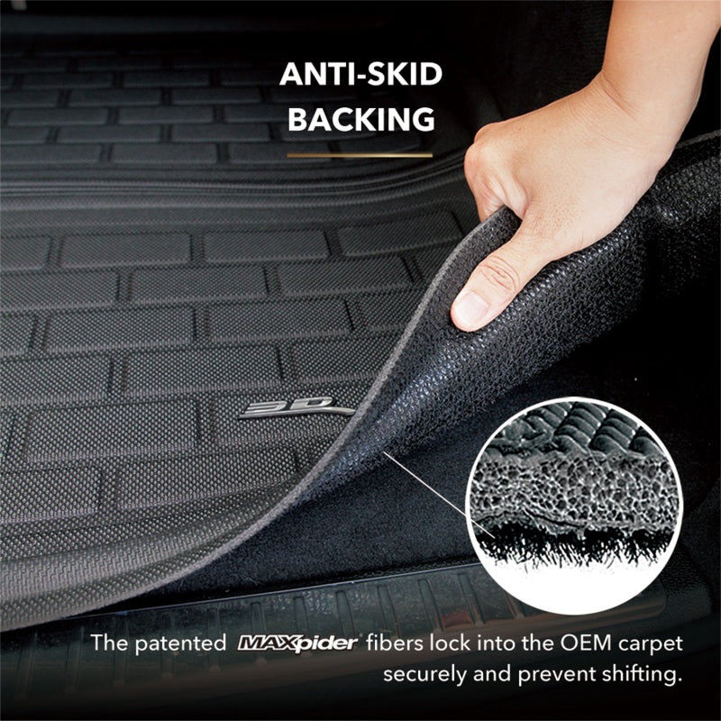 3D MAXpider 21-22 Ford Bronco Kagu Black Cargo Liner M1FR1491309