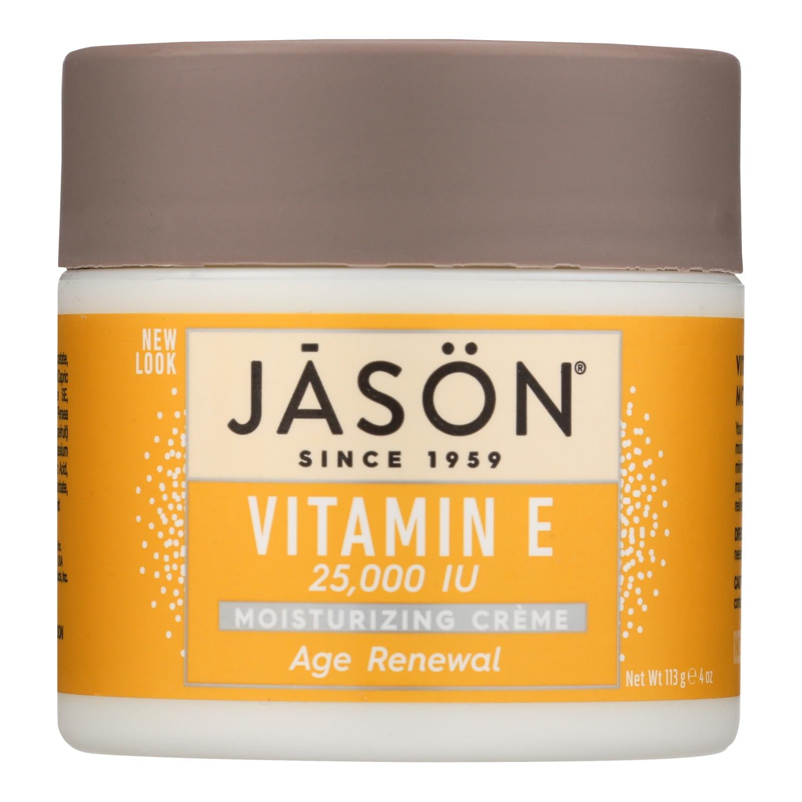Jason Age Renewal Vitamin E Moisturizing Crème (4 Oz., 25000 IU)