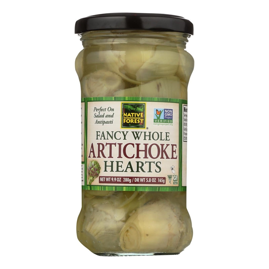 Native Forest Whole Artichoke Hearts - Fancy Grade, Organic, 9.9 oz (Pack of 6)