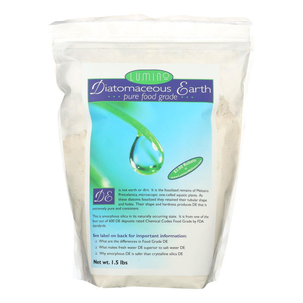 Lumino Home Diatomaceous Earth Food Grade Pure (1.5 Lbs)