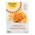 Simple Mills Farmhouse Cheddar Almond Flour Crackers (4.25 Oz. Pack of 6)