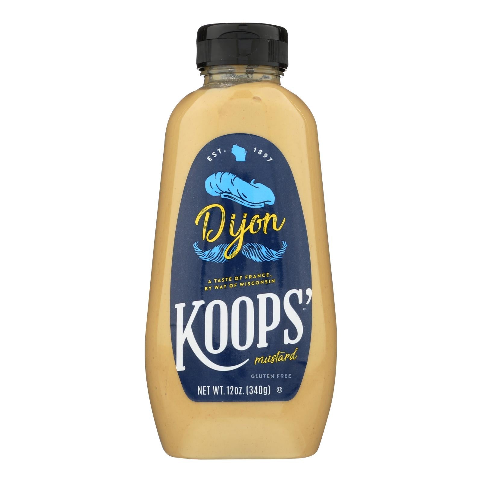 Koops' Mustard Medium Heat (Pack of 12 - 12 Oz.)