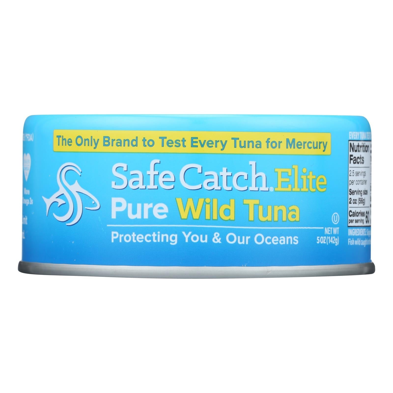 Safe Catch Wild Solid Tuna Steak, 5 oz, Pack of 12