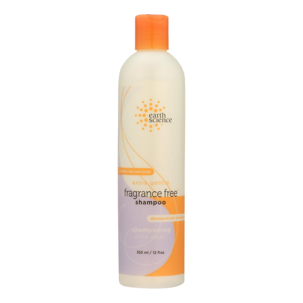 Earth Science Pure Essentials Shampoo for Sensitive Scalp - Fragrance Free - 12 Fl Oz