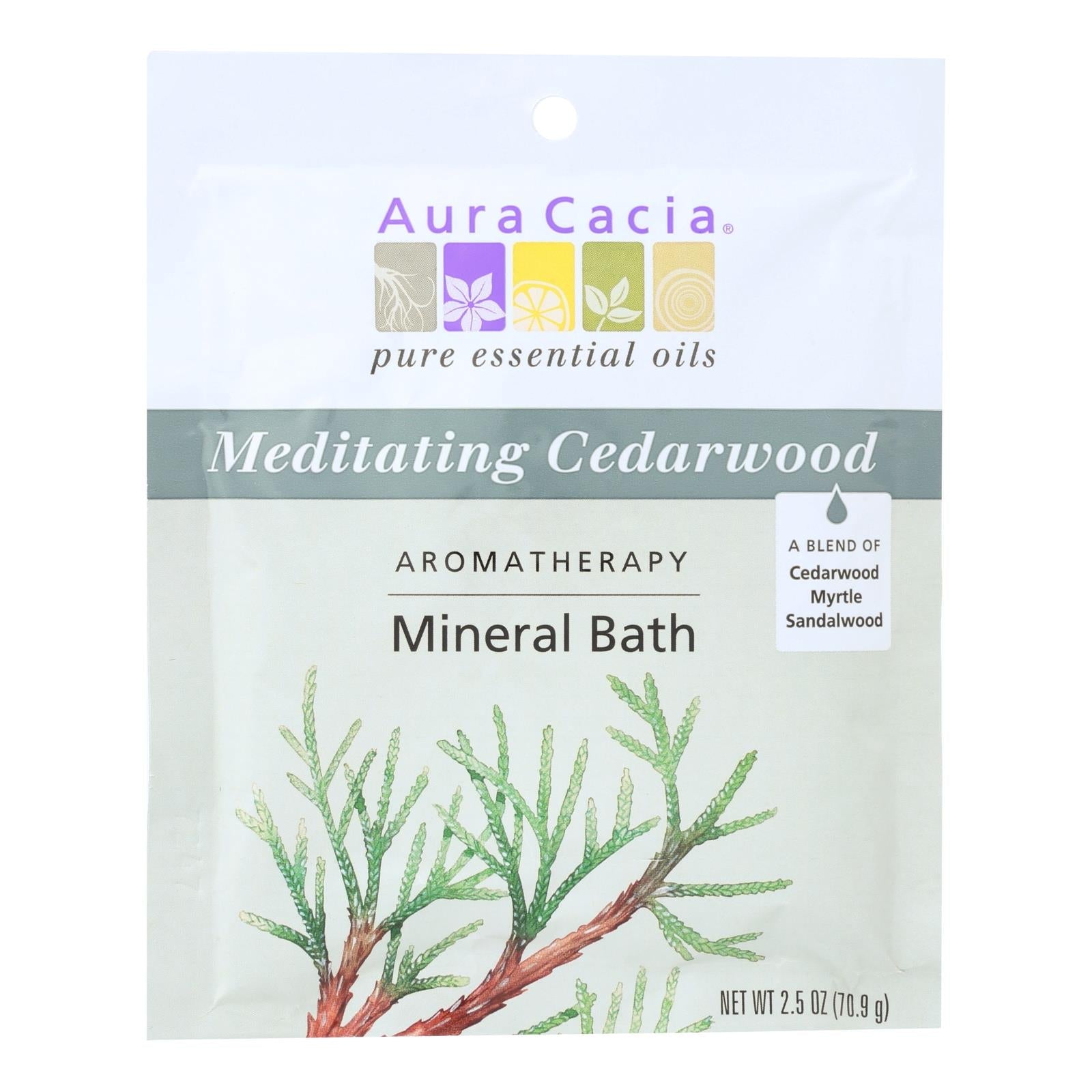 Aura Cacia Mineral Bath Meditation, 2.5 Oz., 6-Pack