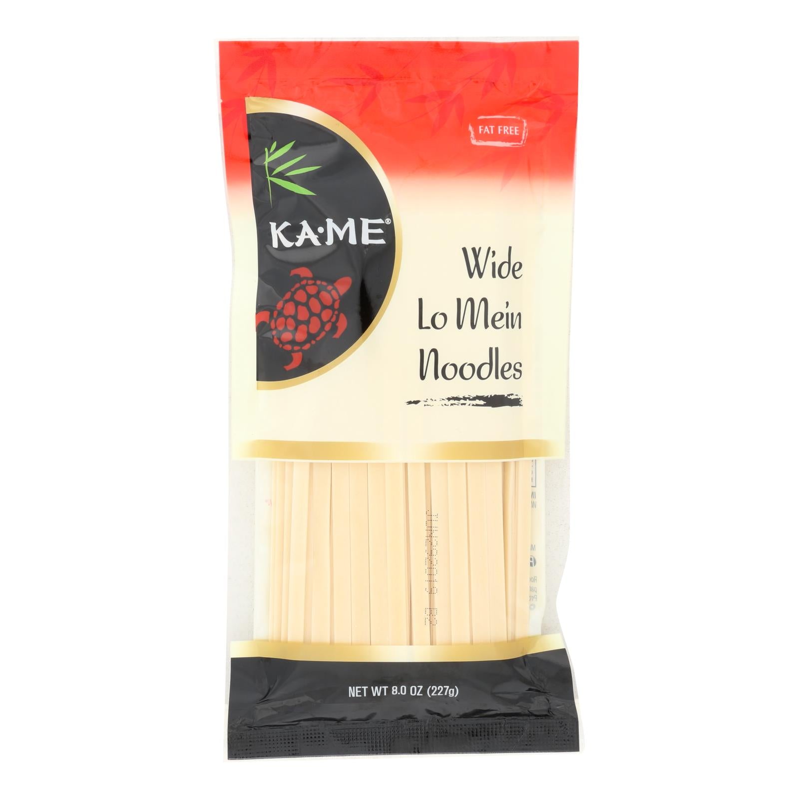 Ka'me Wide Lo Mein Noodles, Pack of 12, 8 Oz.