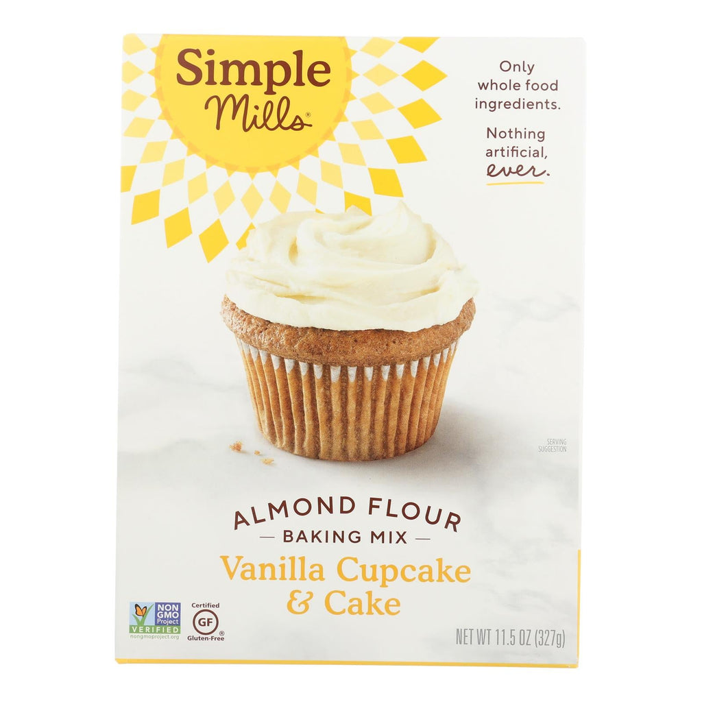 Simple Mills Almond Flour Vanilla Cake Mix, 11.5 oz., Pack of 6