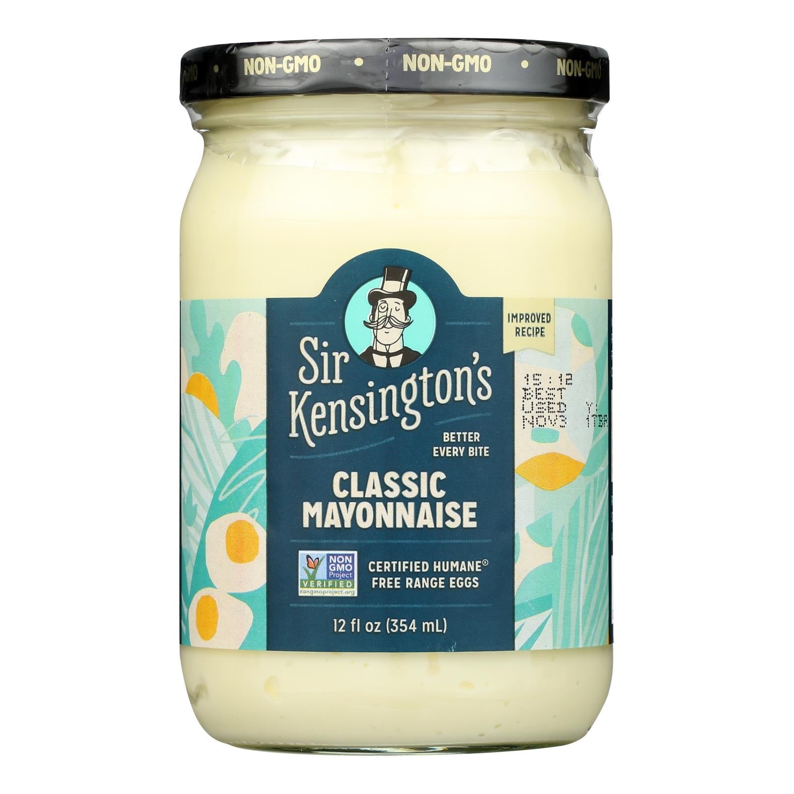 Sir Kensington's Gluten-Free Classic Mayonnaise, 6 Pack - 12 Oz. Bottles