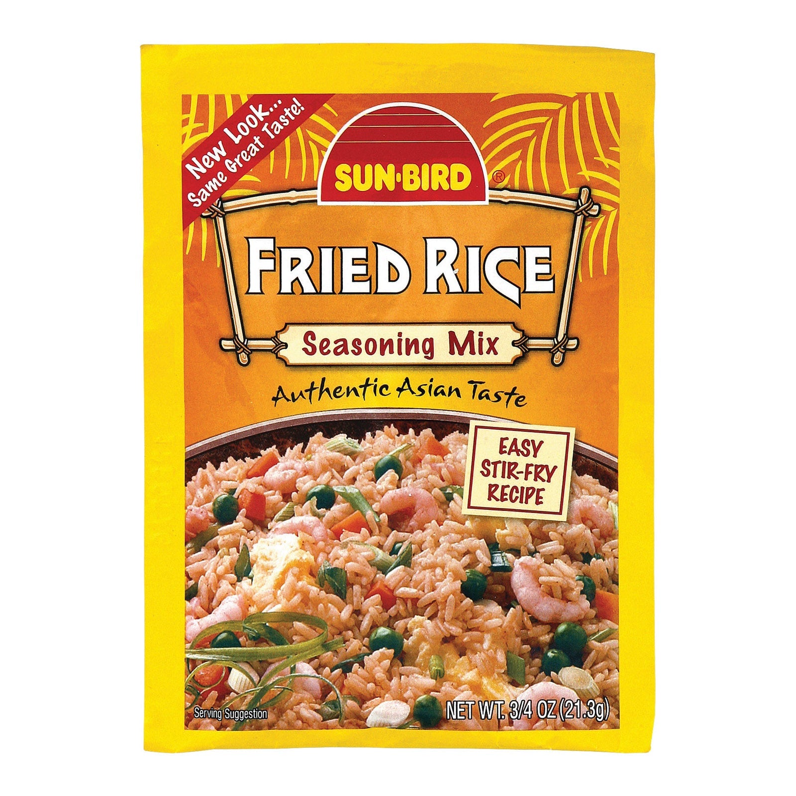 Sunbird Fried Rice Seasoning Mix, 0.75 oz. (Pack of 24)