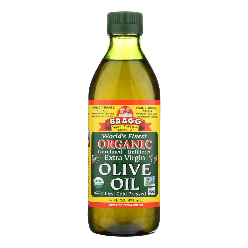 Bragg Organic Extra Virgin Olive Oil, 16 Oz (Case of 12)
