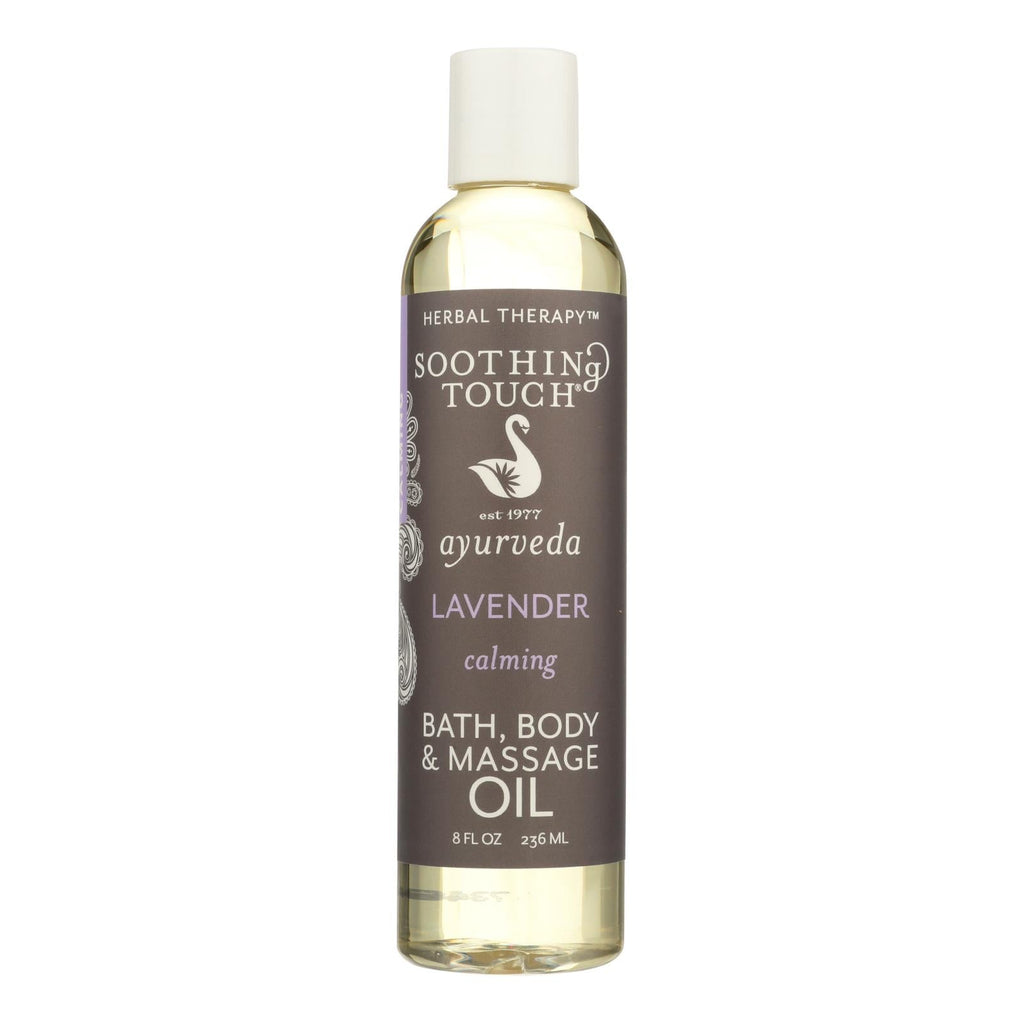 Soothing Touch Lavender Bath and Body Oil for Relaxation (8 Oz.)
