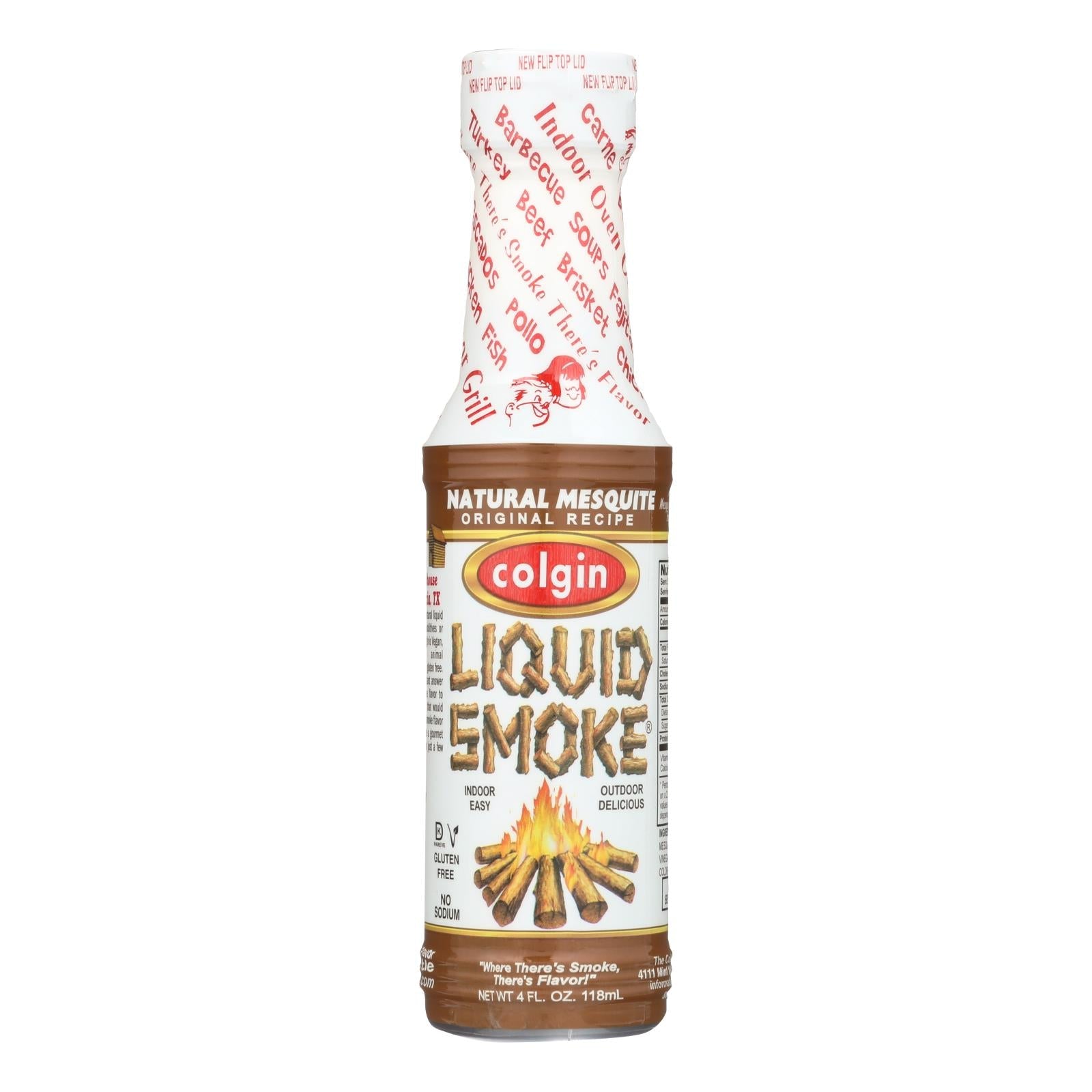 Colgin Mesquite Liquid Smoke, 4 fl oz, Pack of 6