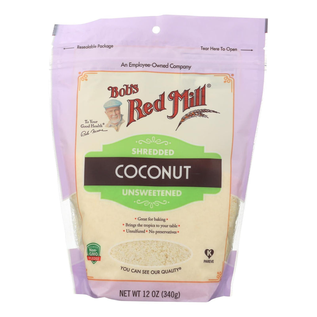 Bob's Red Mill Organic Shredded Coconut (4 - 12 Oz. Bags)