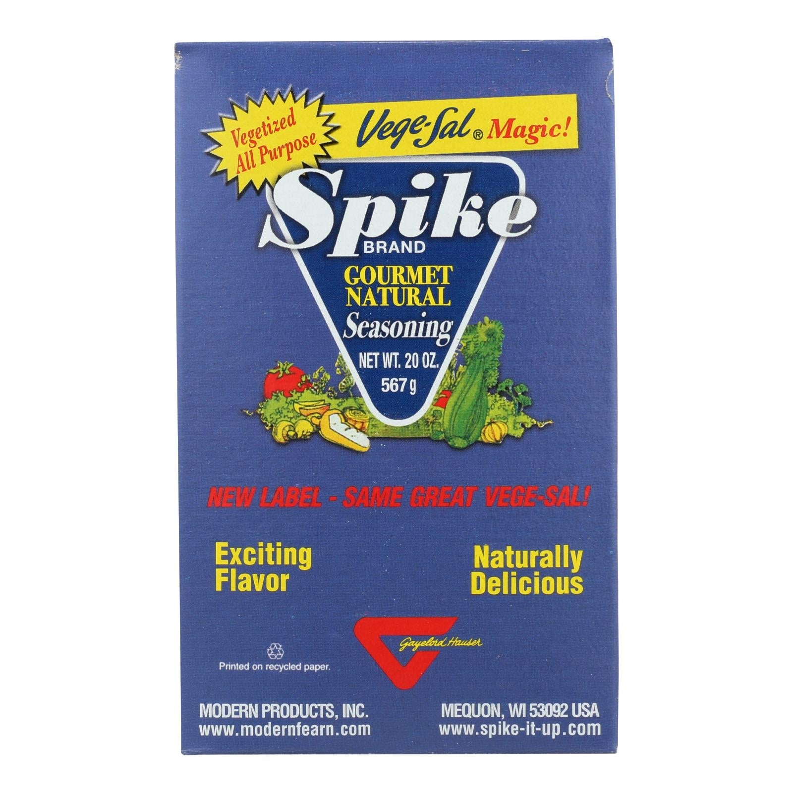 Spike Gourmet VegeSal, Natural Seasoning | 20 Oz.