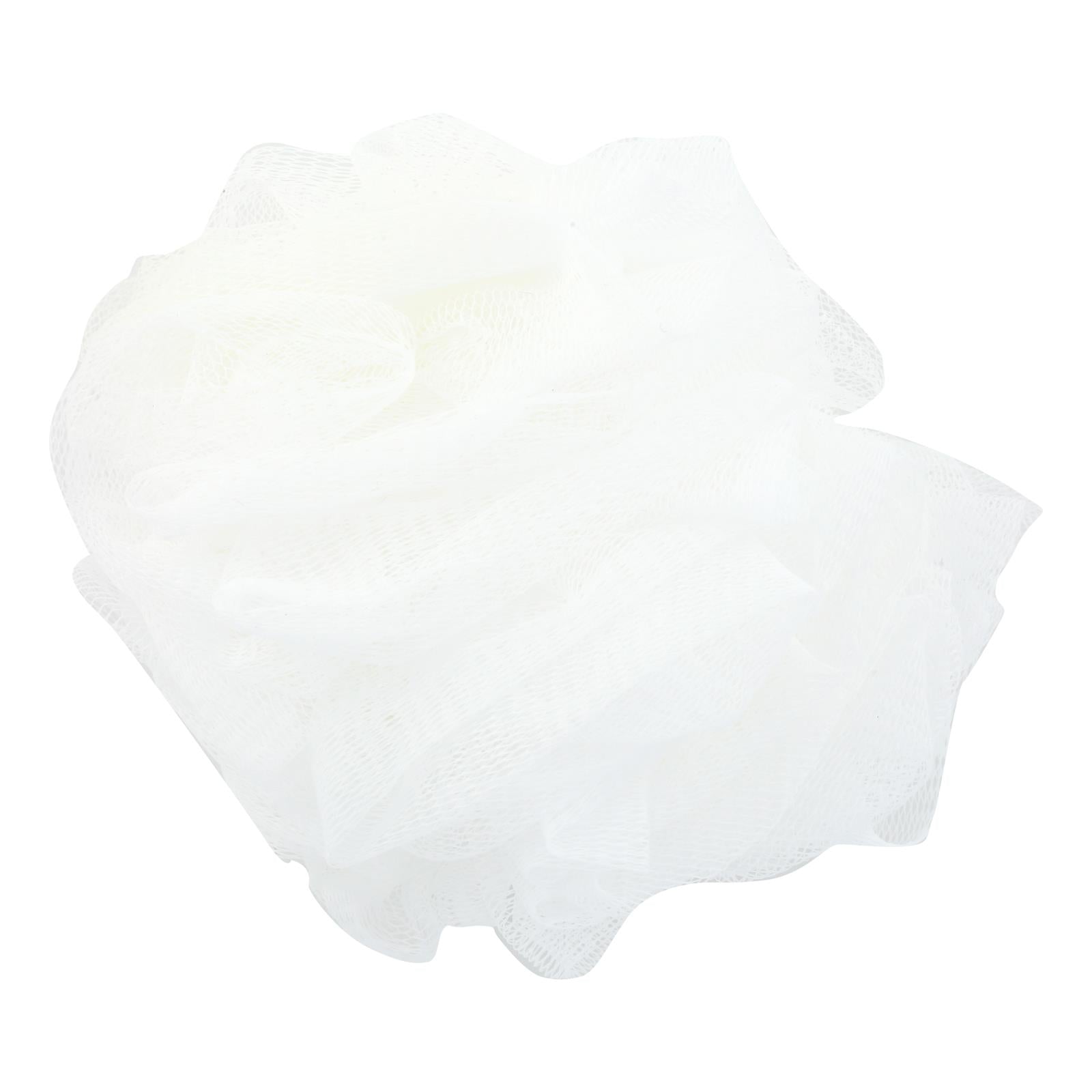 Earth Therapeutics Hydro Body Sponge with Hand Strap, White