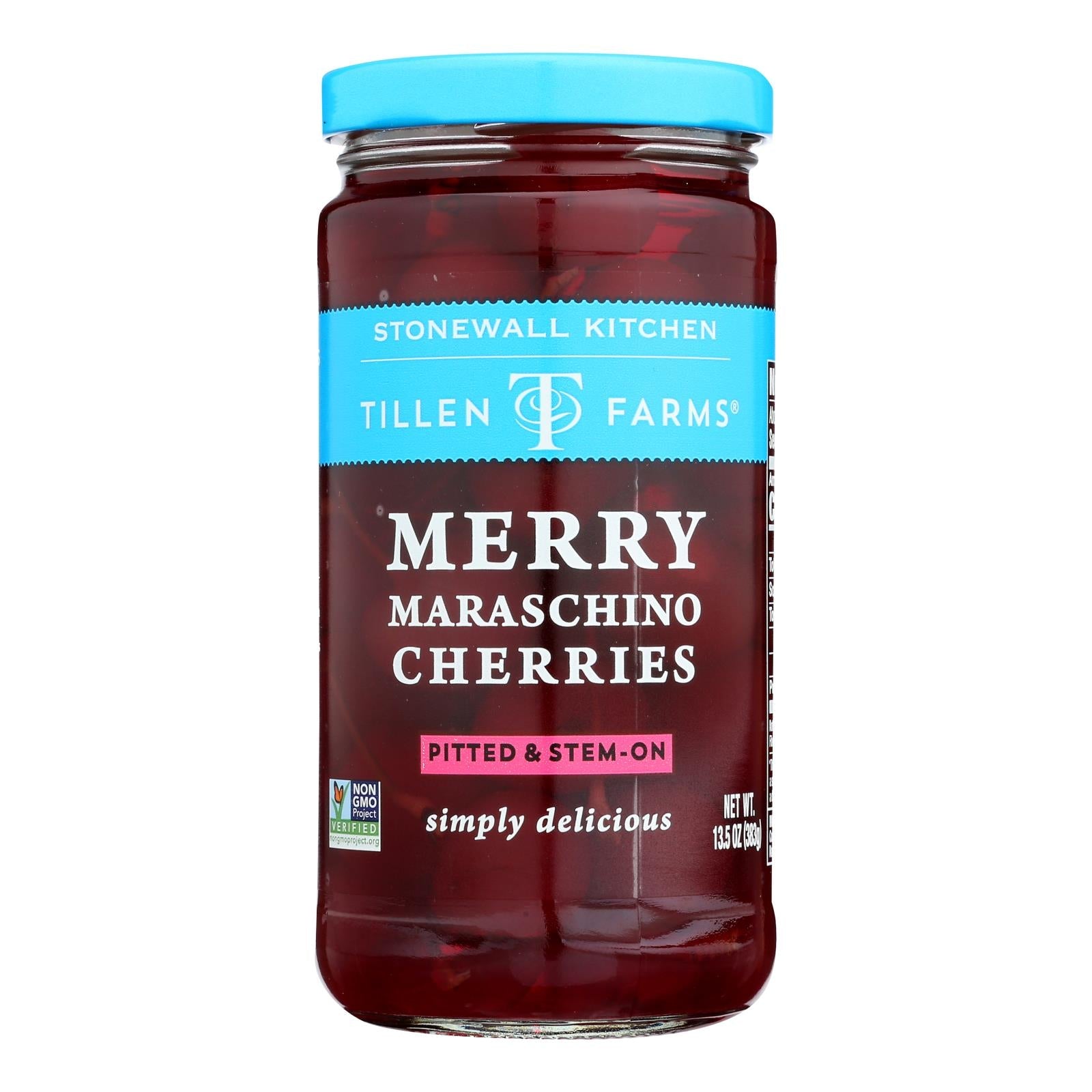 Maraschino Cherries for Baking and Cocktails | 6-Pack | Tillen Farms | 13.5 Oz.