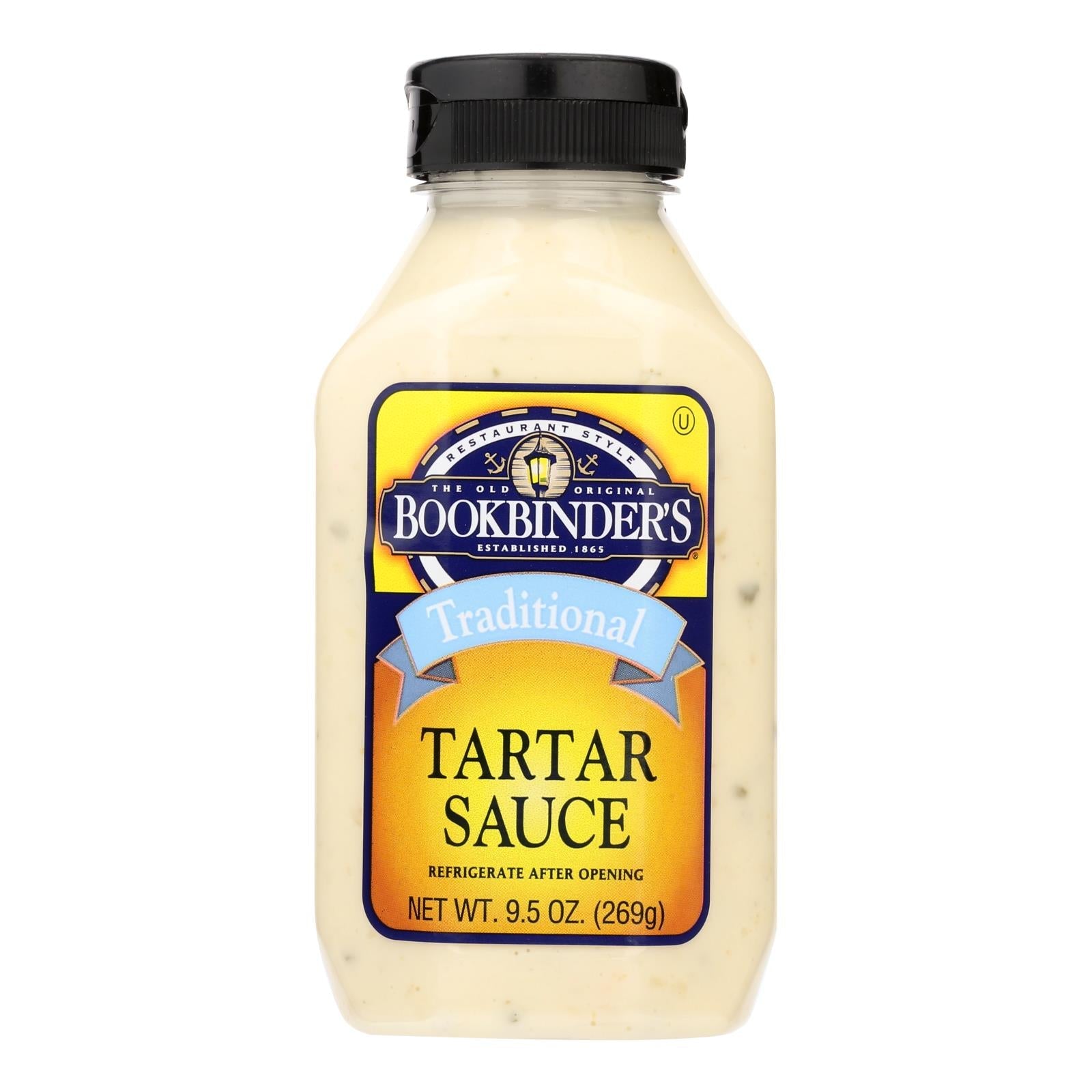 Bookbinder's Tartar Sauce Traditional (Pack of 9) - 9.5 Oz.