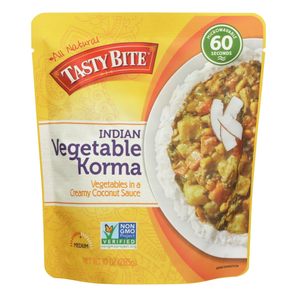 Tasty Bite Indian Cuisine Vegetable Korma - 10 Oz (Pack of 6)