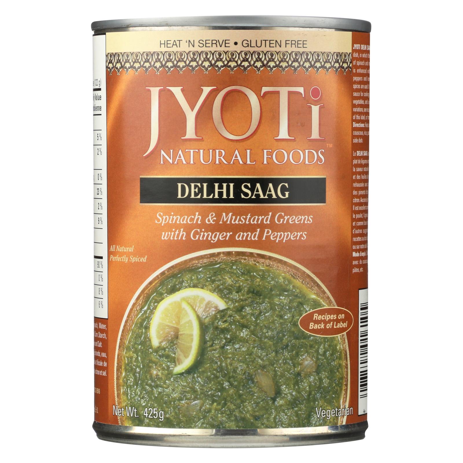 Jyoti Cuisine India Delhi Saag, 15 Oz (Pack of 12)