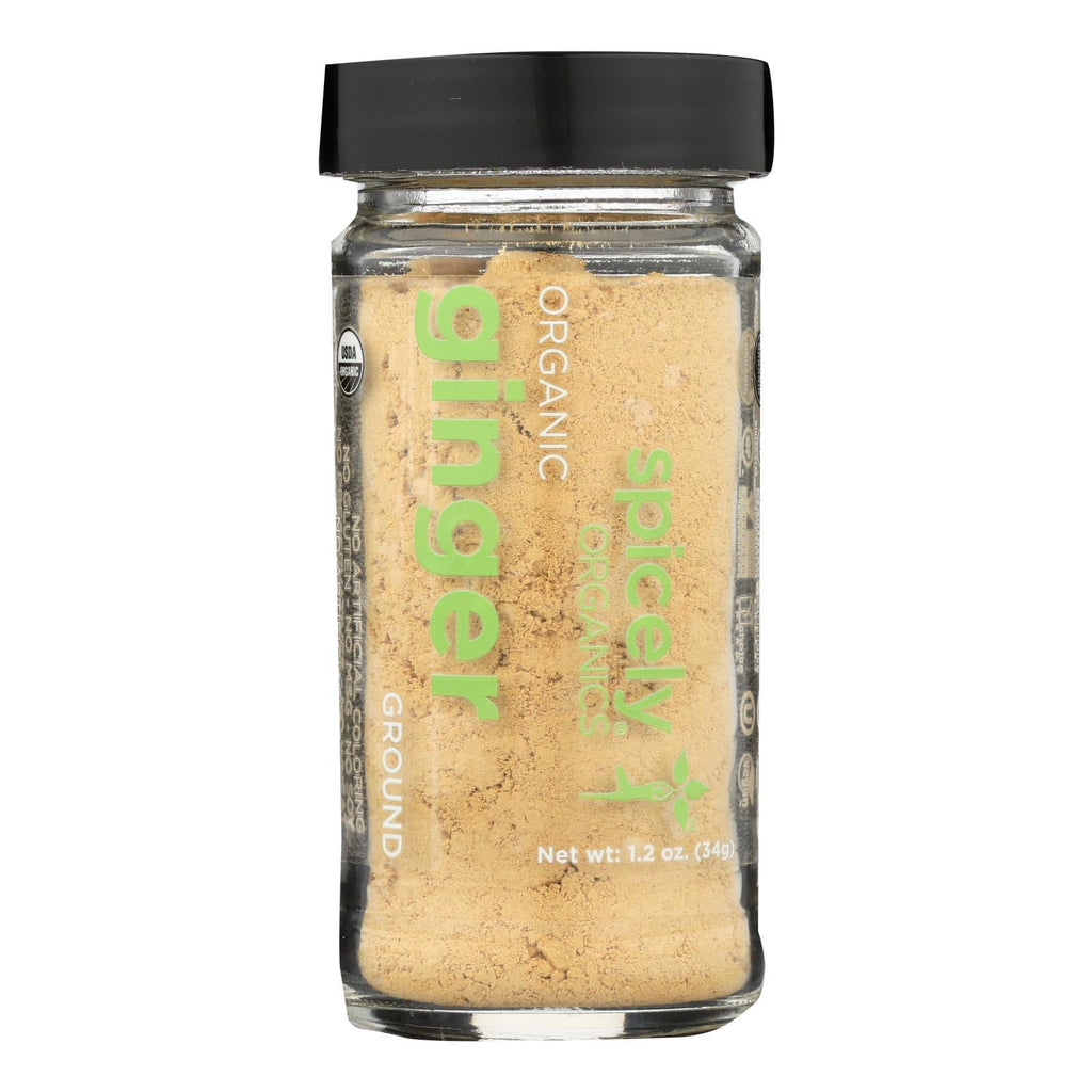 Spicely Organics, Organic Ground Ginger, 1.2 oz (Pack of 3)