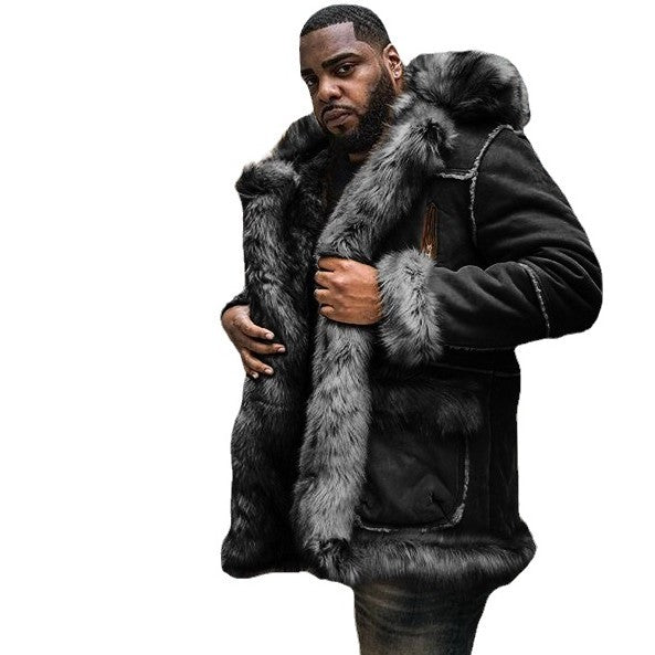 Western-style Tribal Warm Faux Fur Coat