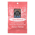 One With Nature Spa Blend Rose Petal Infused Dead Sea Mineral Bath Salt for Relaxation and Comfort (Pack of 6 - 2.5 Oz.)