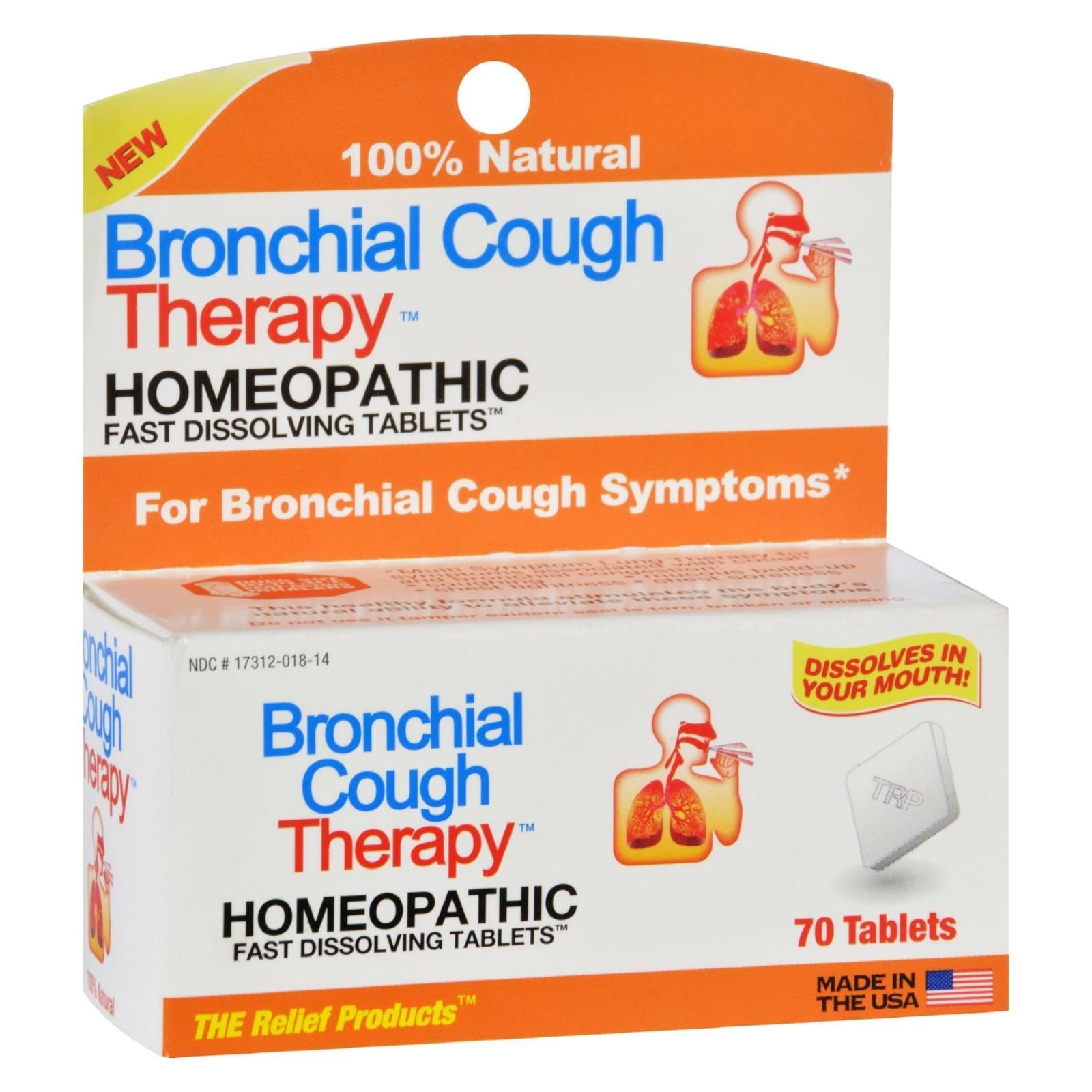 Bronchial Cough Relief - TRP Natural Cough Therapy (70 Tablets)