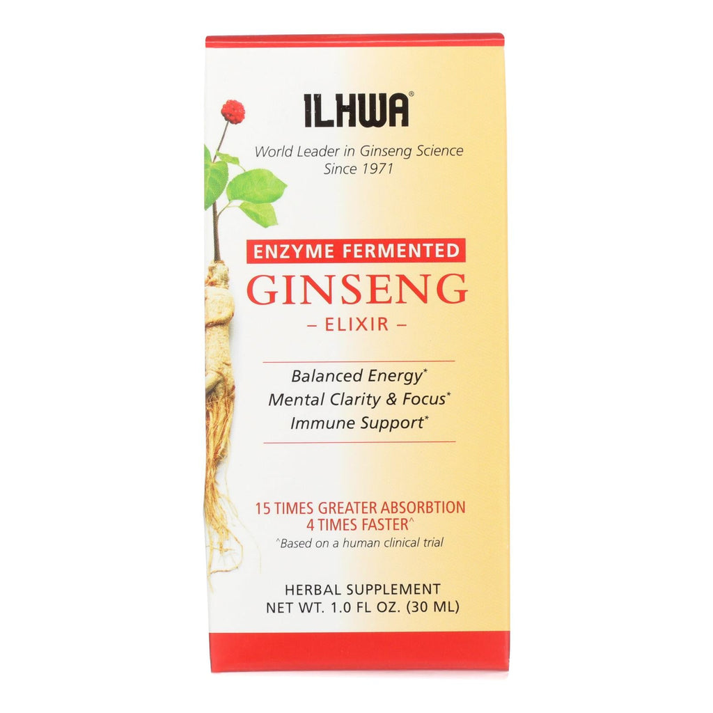 Ilhwa Enzyme Fermented Ginseng Elixir (Pack of 1 - 30ml)