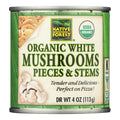 Native Forest Organic White Mushrooms, Pieces and Stems, 4 oz. (Pack of 12)
