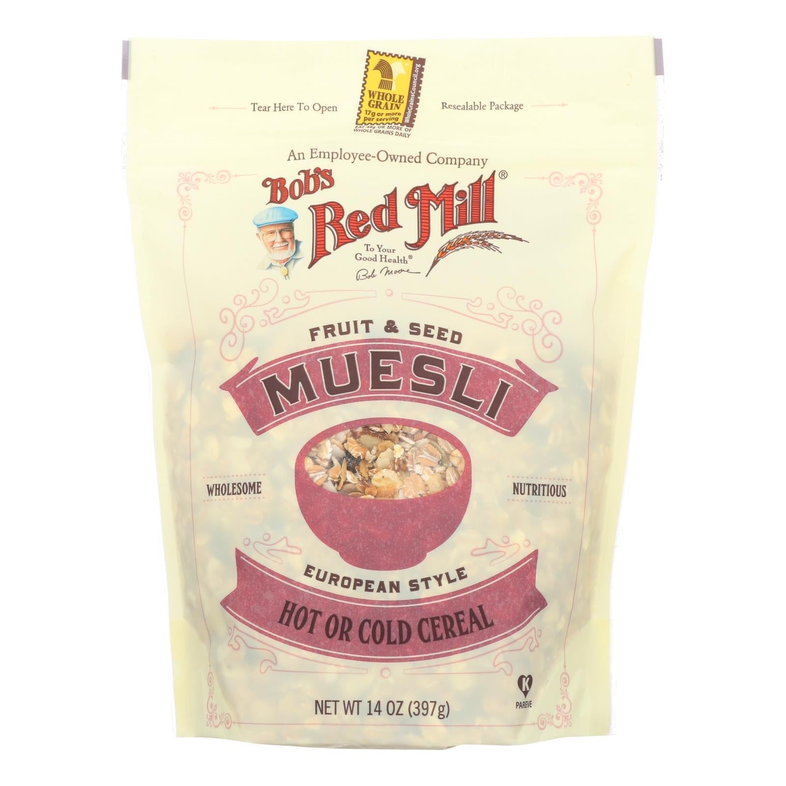 Bob's Red Mill Fruit & Seed Muesli (14 Oz., Pack of 4)